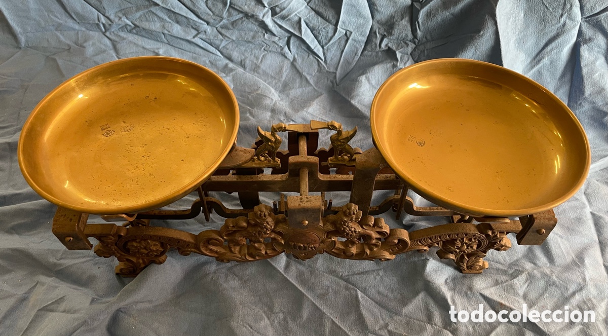 Antig&uuml;edades: BONITA BASCULA DE 10KG - Foto 8