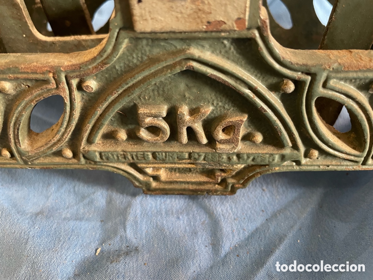 Antig&uuml;edades: BONITA BASCULA DE 5KG - Foto 2