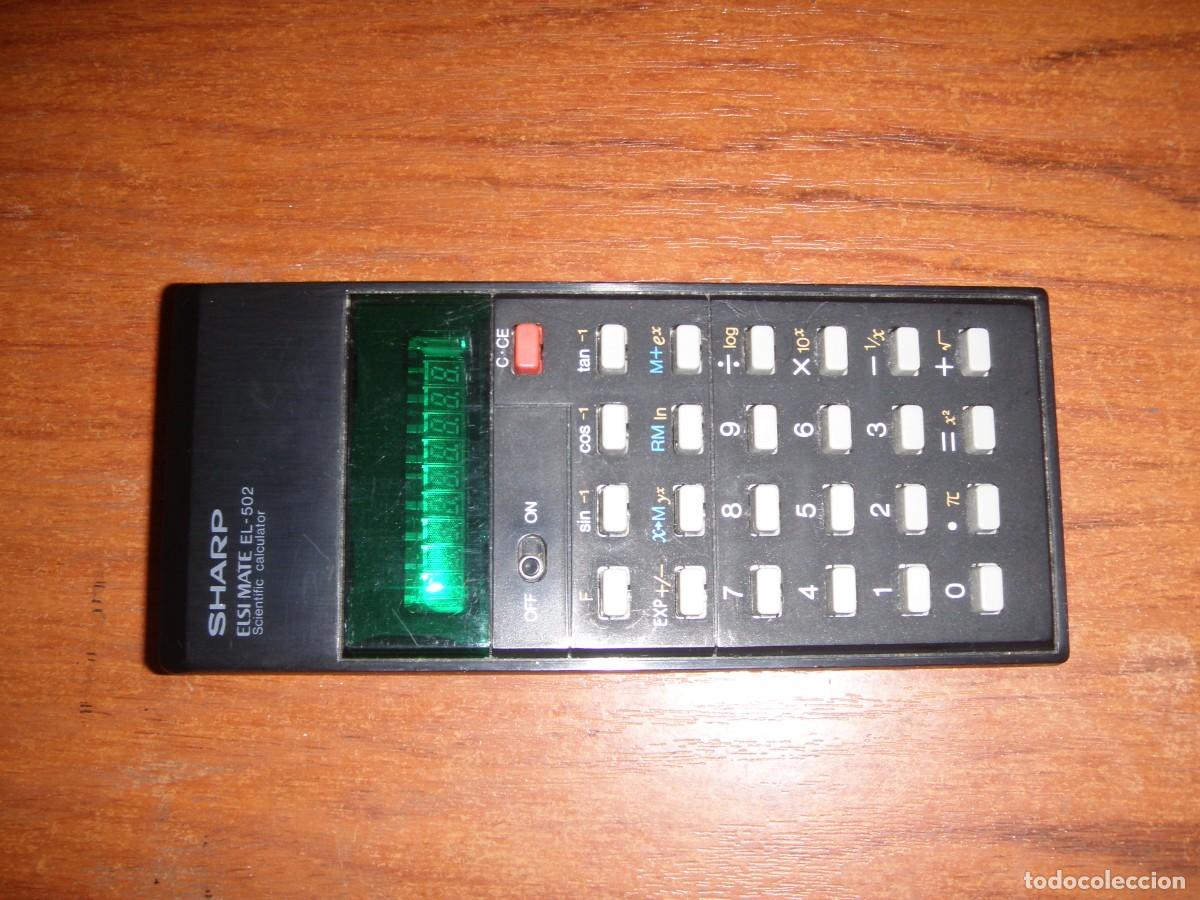 Antig&uuml;edades: CALCULADORA SHARP ELSIMATE EL-502 FUNCIONANDO - Foto 1