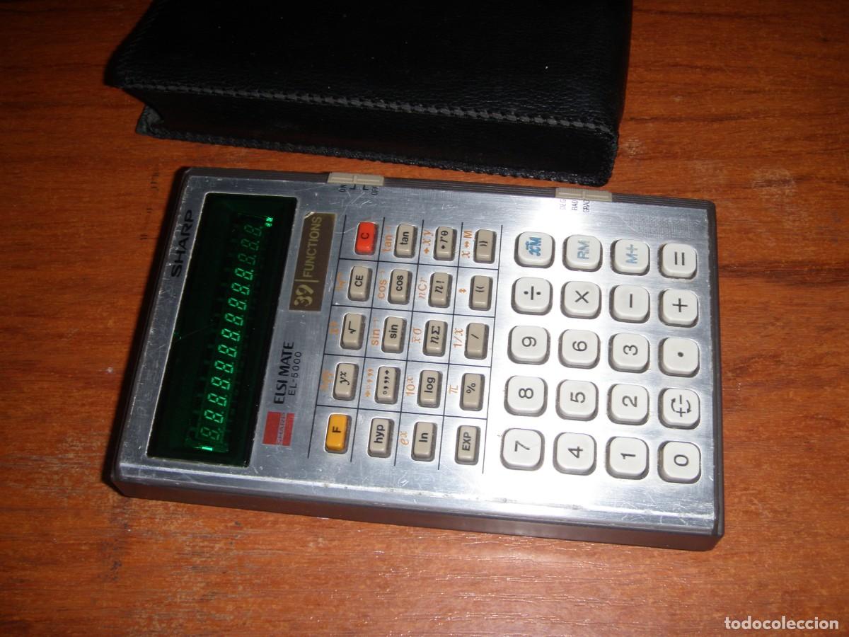 Antig&uuml;edades: CALCULADORA SHARP ELSIMATE EL-5000 39 FUNCIONES FUNCIONANDO - Foto 2