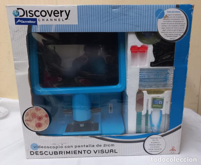 Antig&uuml;edades: VIDEOSCOPIO DISCOVERY CHANNEL, MICROSCOPIO ELECTRONICO - Foto 1