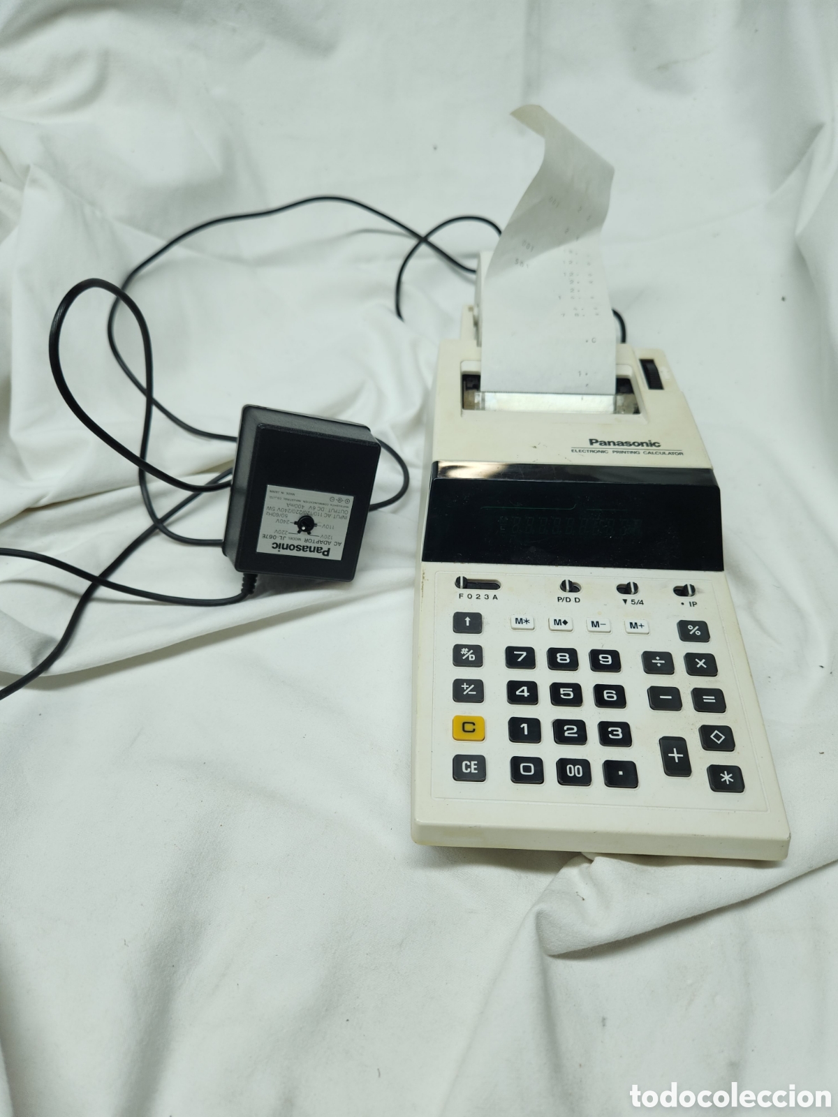 Antig&uuml;edades: CALCULADORA PANASONIC JE 1801P. CON IMPRESORA. FUNCIONANDO - Foto 7