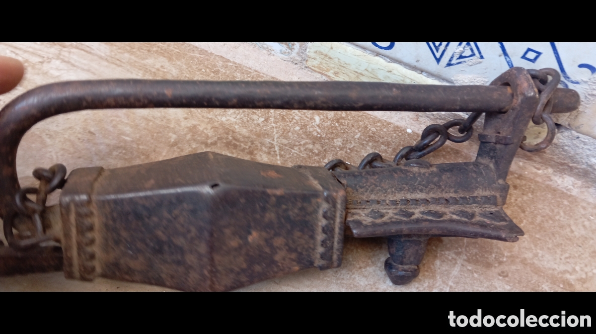 Antig&uuml;edades: cerradora de hierro antiguo - Foto 4