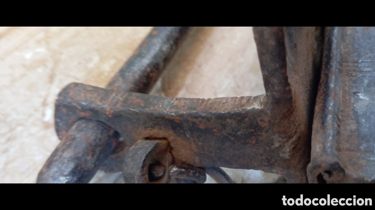 Antig&uuml;edades: cerradora de hierro antiguo - Foto 10