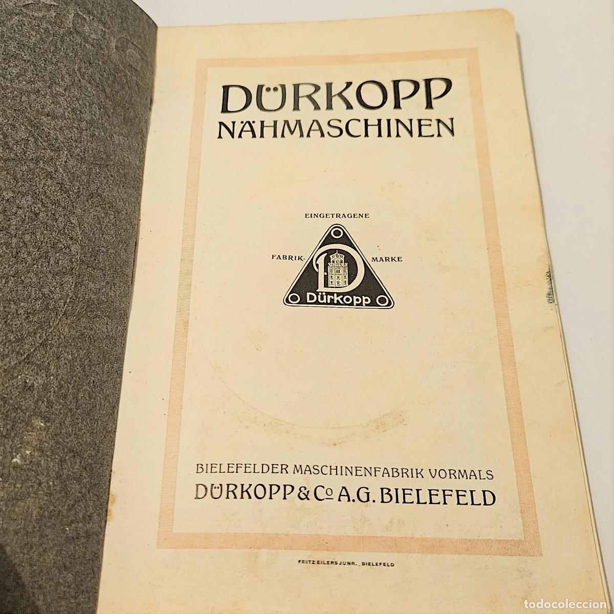 Antig&uuml;edades: Catalogo de m&aacute;quinas de coser de D&uuml;rkopp. 1920 - 1930 - Foto 2