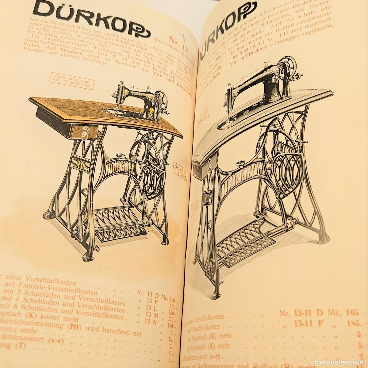 Antig&uuml;edades: Catalogo de m&aacute;quinas de coser de D&uuml;rkopp. 1920 - 1930 - Foto 6