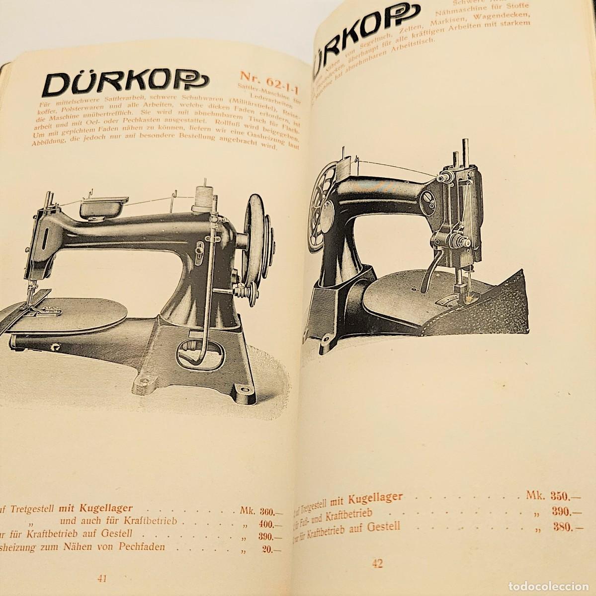 Antig&uuml;edades: Catalogo de m&aacute;quinas de coser de D&uuml;rkopp. 1920 - 1930 - Foto 8