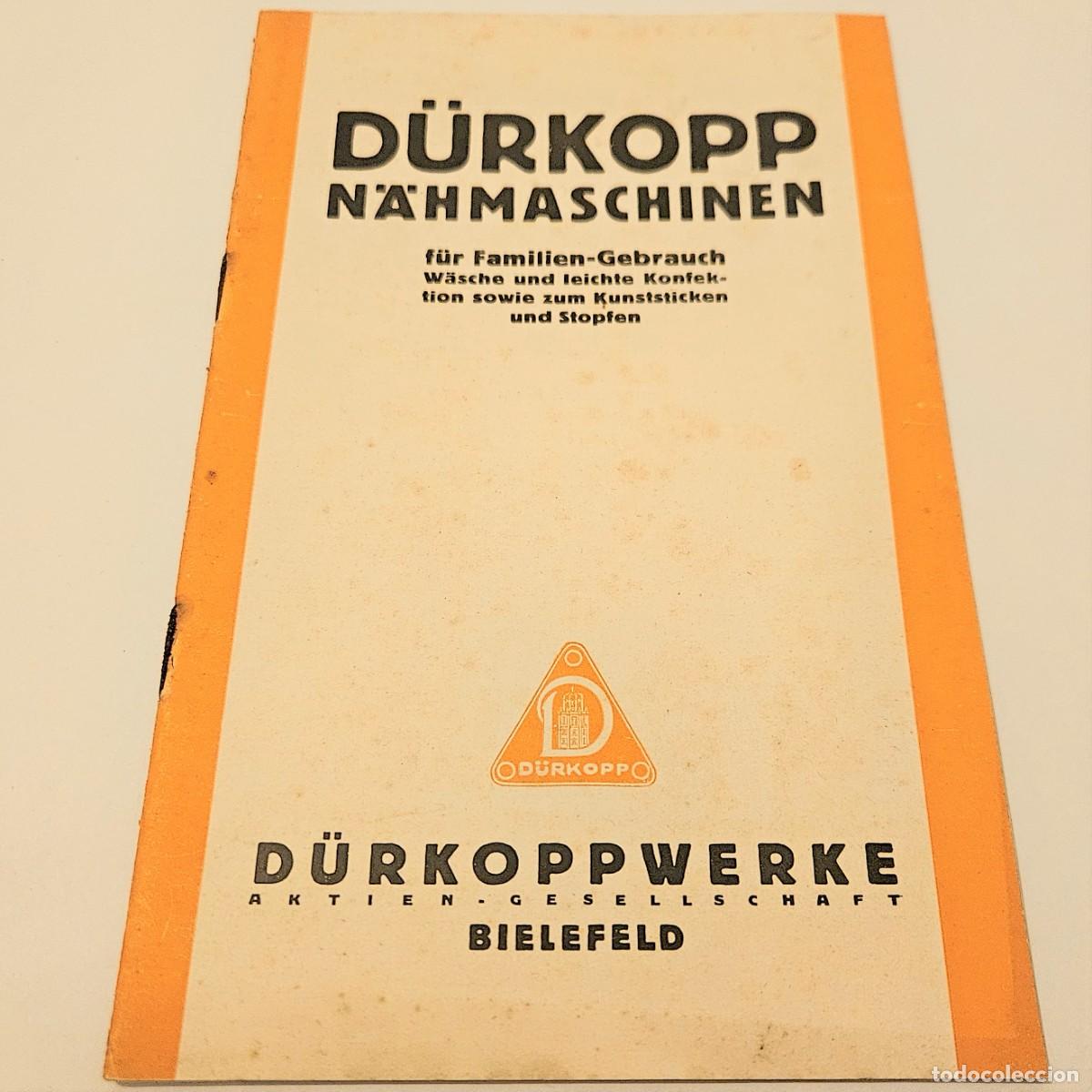 Antig&uuml;edades: Catalogo de m&aacute;quinas de coser de D&uuml;rkopp. 1920 - 1930 - Foto 4