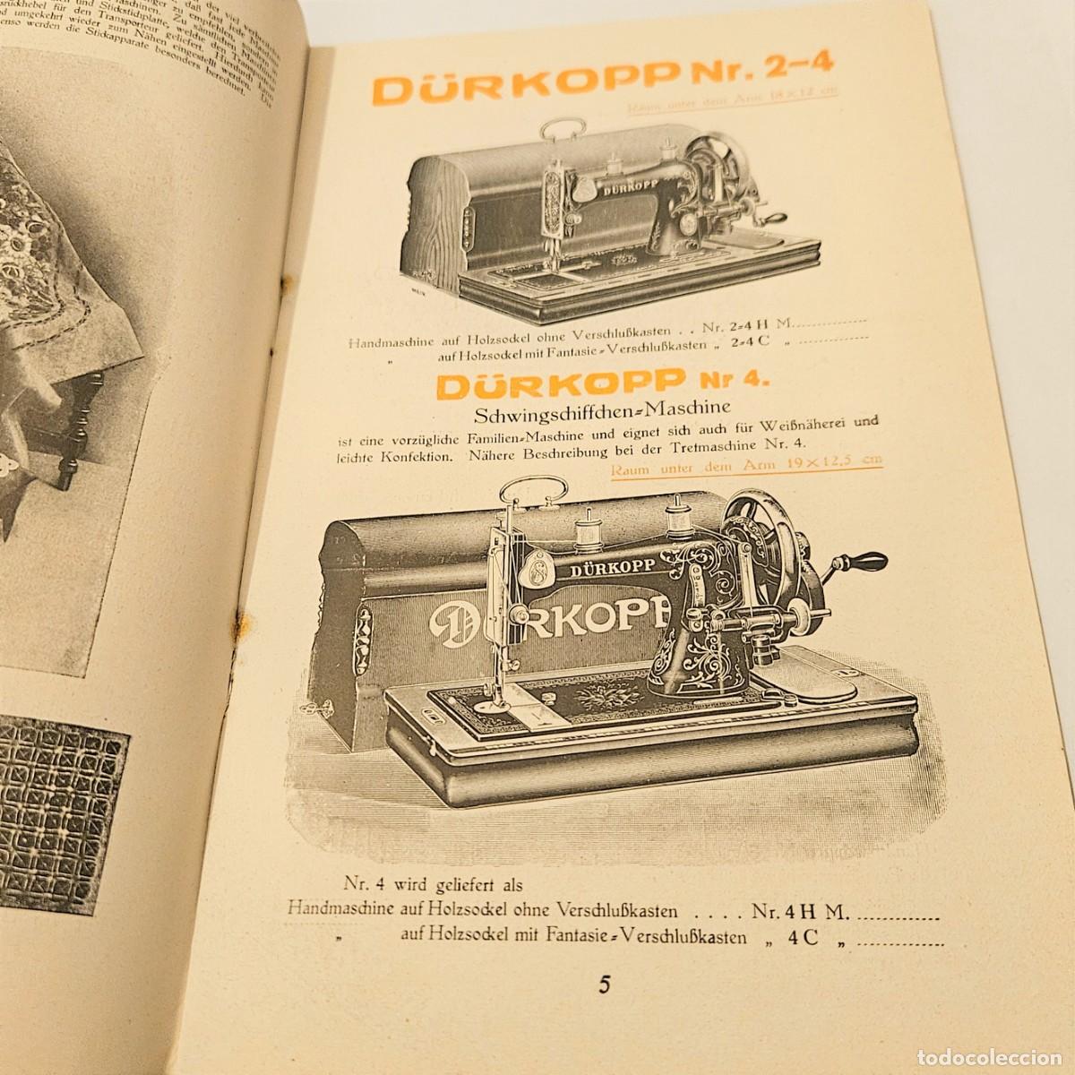 Antig&uuml;edades: Catalogo de m&aacute;quinas de coser de D&uuml;rkopp. 1920 - 1930 - Foto 5