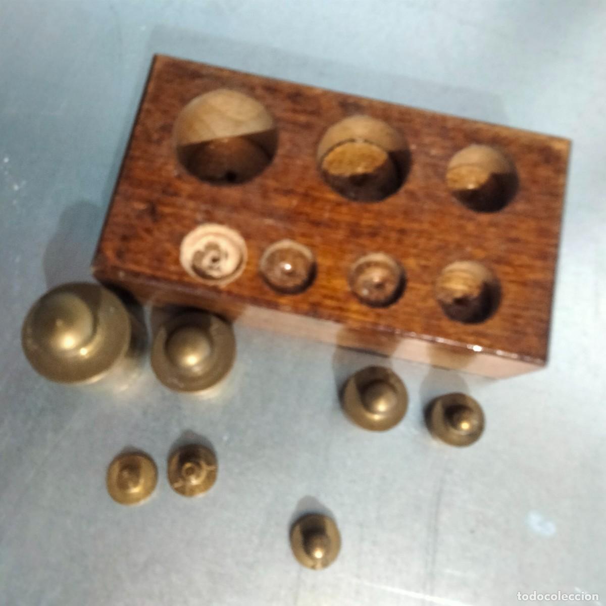 Antig&uuml;edades: Ref n&ordm;9 Caja con 7 pesas en bronce - Foto 5
