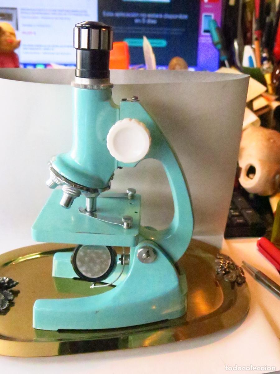 Antig&uuml;edades: MICROSCOPIO MARCA HOC 40X-900X - Foto 1