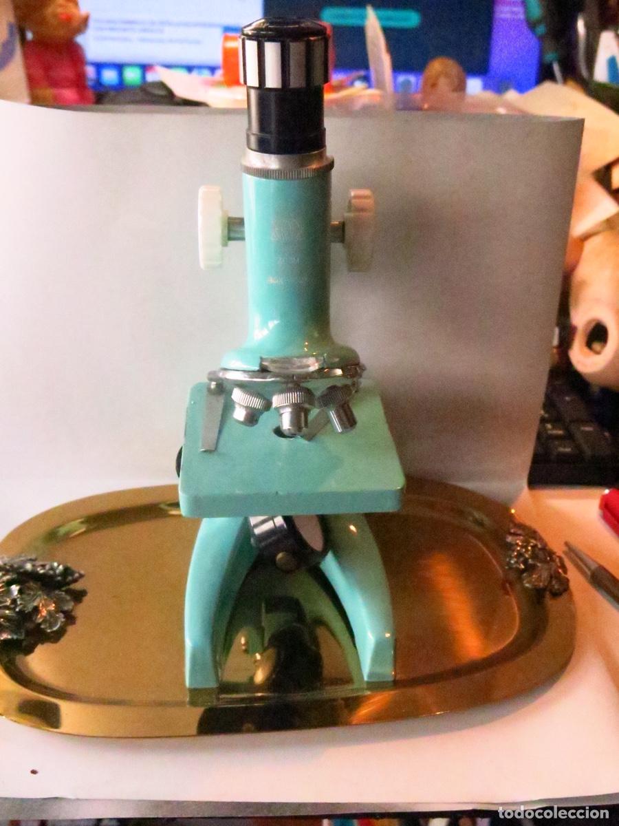 Antig&uuml;edades: MICROSCOPIO MARCA HOC 40X-900X - Foto 2