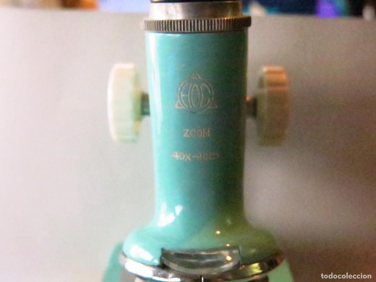 Antig&uuml;edades: MICROSCOPIO MARCA HOC 40X-900X - Foto 3