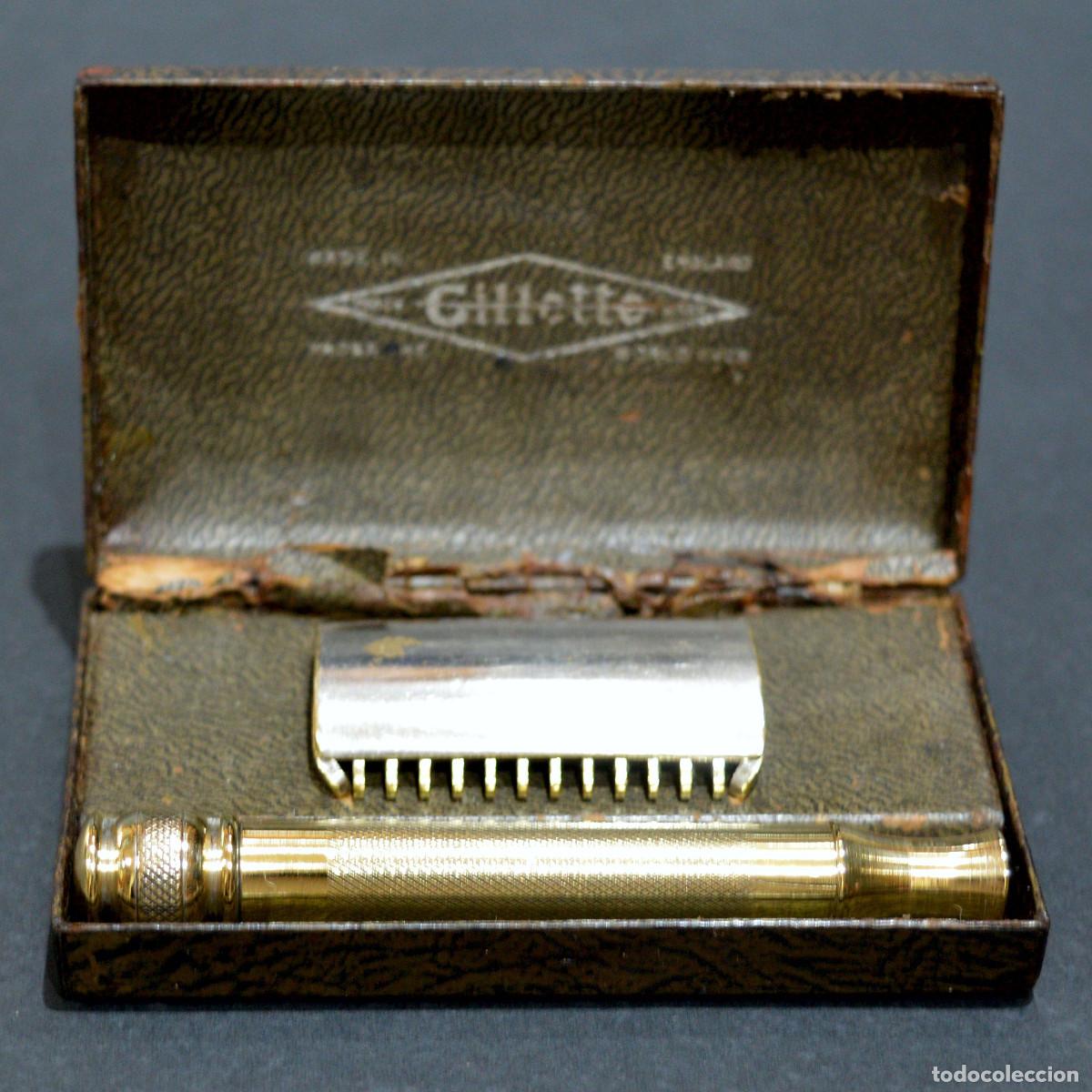 Antig&uuml;edades: MAQUINILLA GILLETTE OLD TYPE 1921-1928 - Foto 2