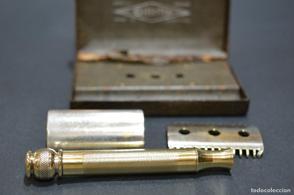 Antig&uuml;edades: MAQUINILLA GILLETTE OLD TYPE 1921-1928 - Foto 8