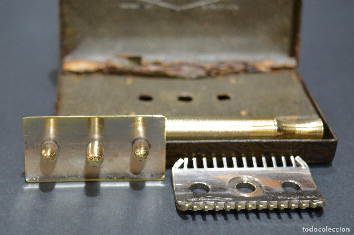 Antig&uuml;edades: MAQUINILLA GILLETTE OLD TYPE 1921-1928 - Foto 10