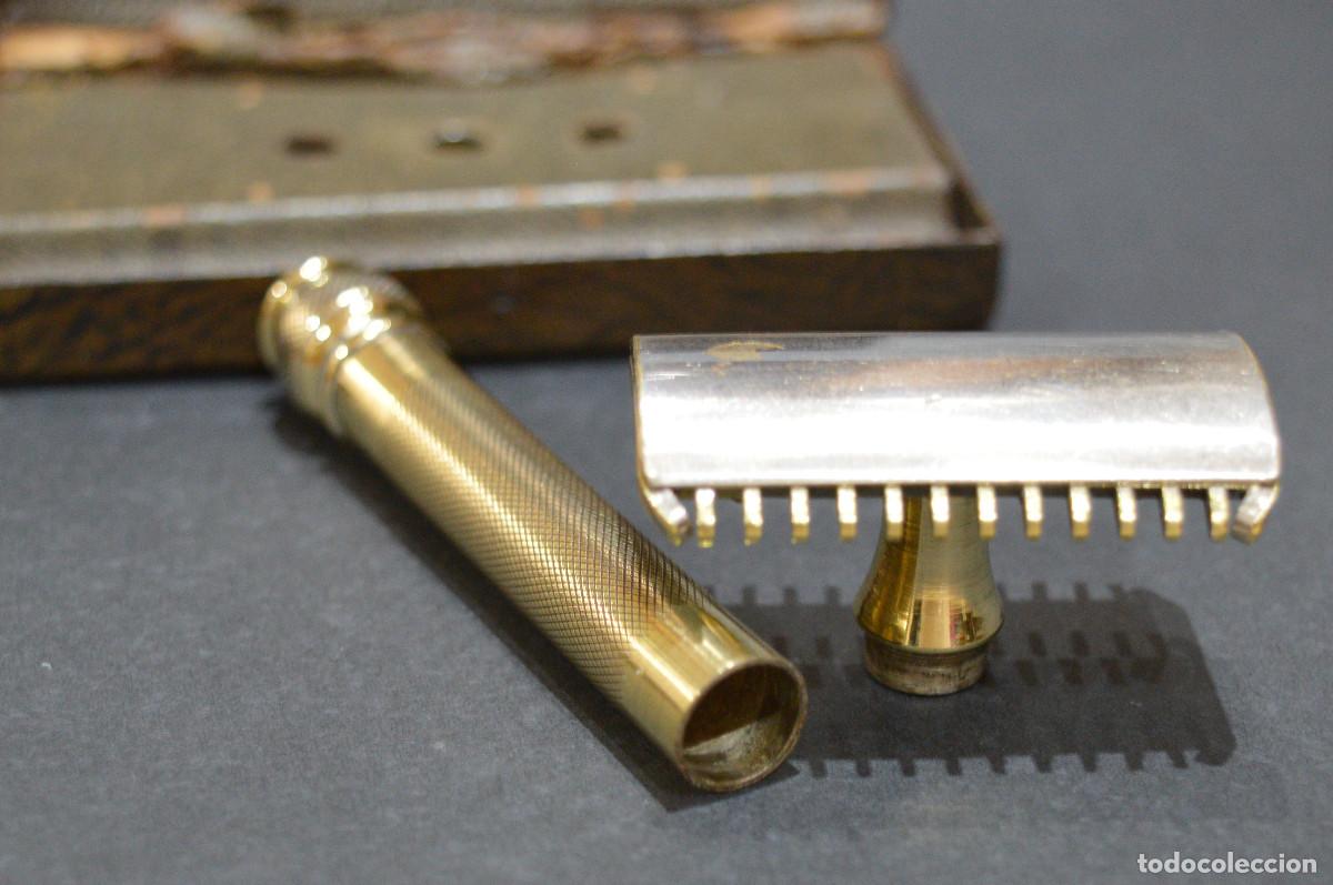 Antig&uuml;edades: MAQUINILLA GILLETTE OLD TYPE 1921-1928 - Foto 12