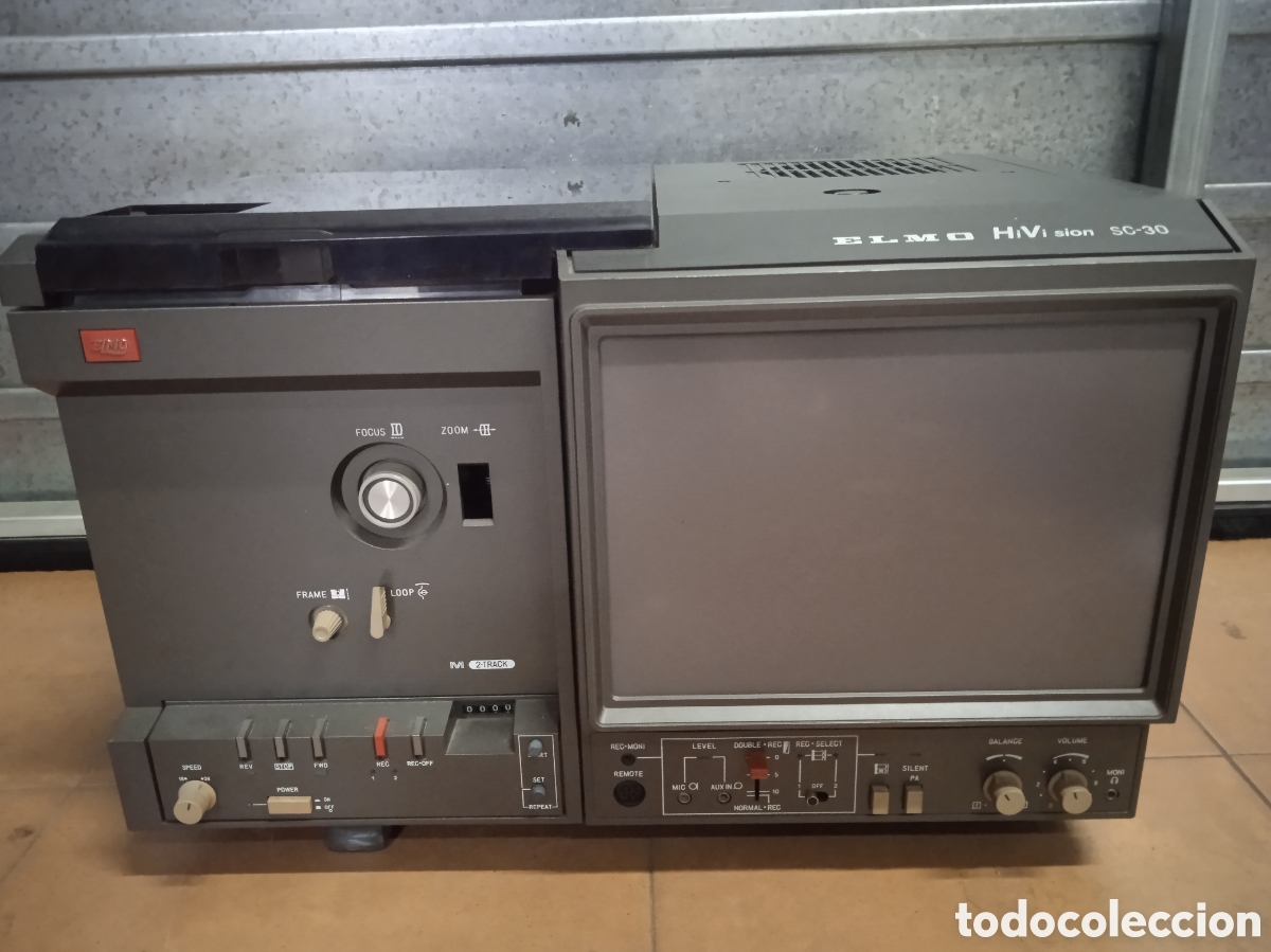 Antig&uuml;edades: ELMO hiVision SC-30 proyector super 8 - Foto 1