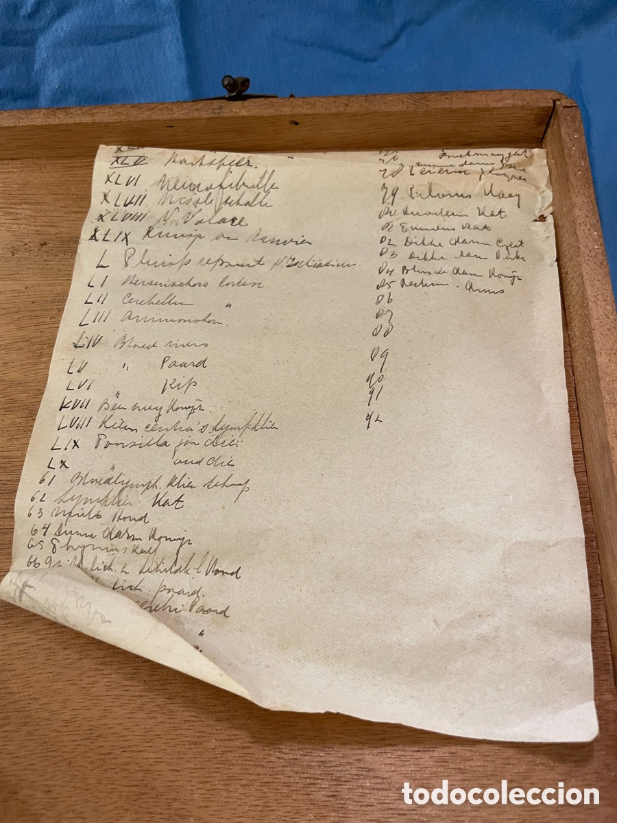 Antig&uuml;edades: CAJA CON 292 PRUEBAS DE LABORATORIO - Foto 5