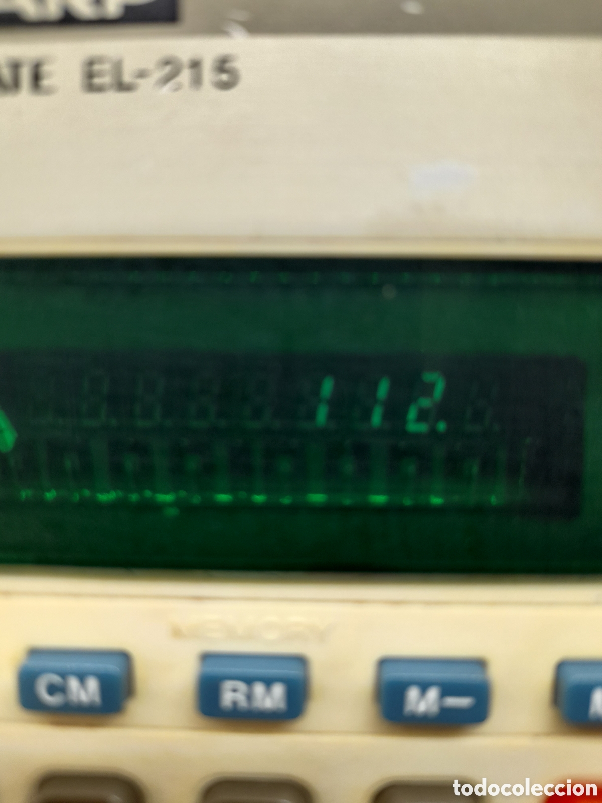 Antig&uuml;edades: ANTIGUA CALCULADORA SHARP EL-215. CON FUNDA Y FUNCIONANDO - Foto 3