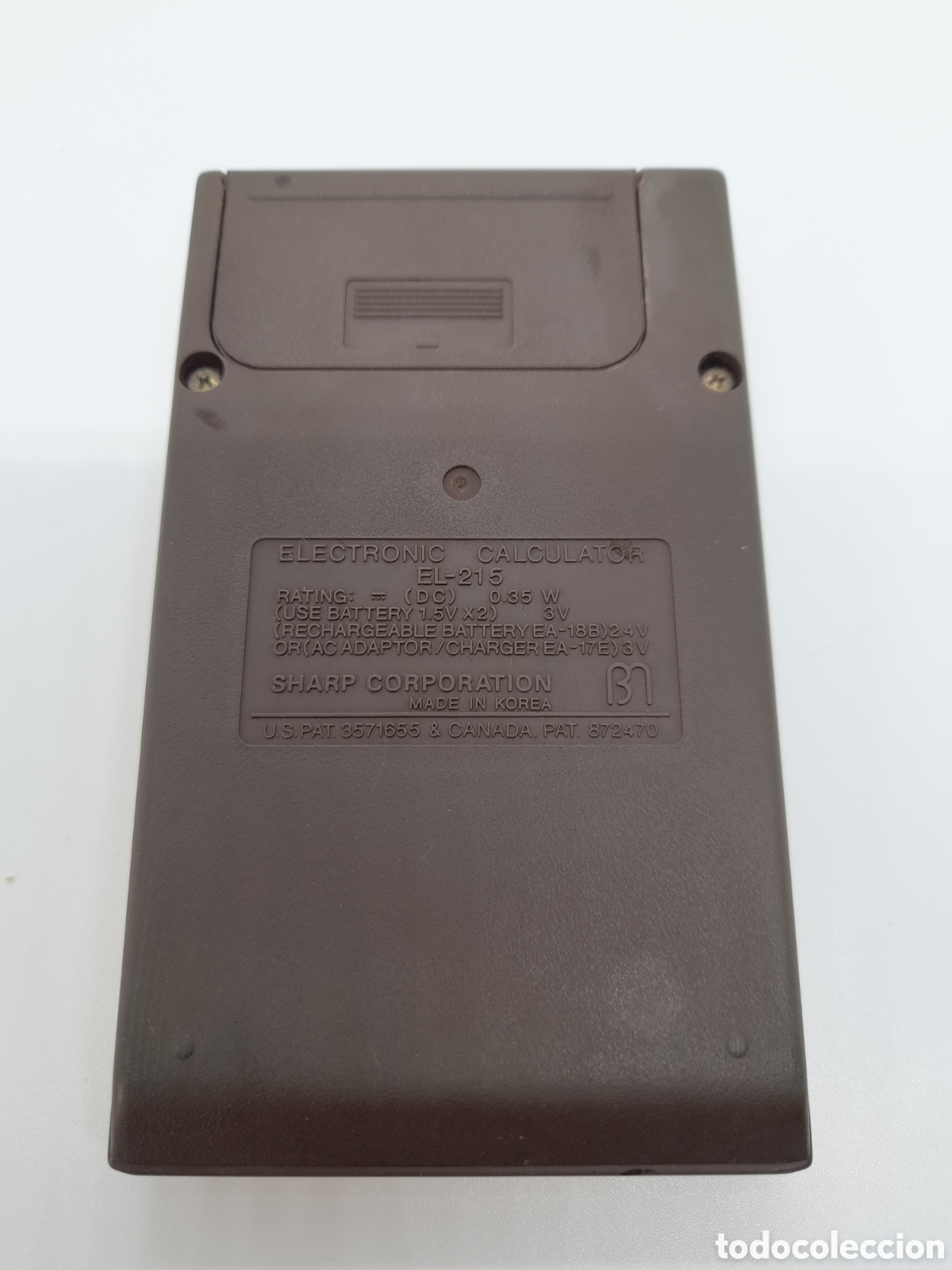 Antig&uuml;edades: ANTIGUA CALCULADORA SHARP EL-215. CON FUNDA Y FUNCIONANDO - Foto 5