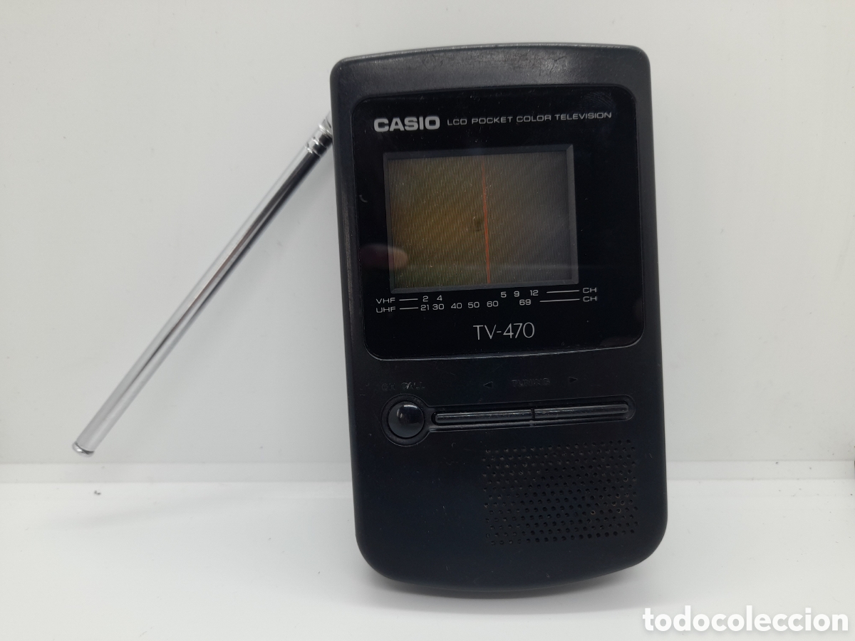 Antig&uuml;edades: ANTIGUO TELEVISOR PORT&Aacute;TIL, CASIO TV-470. - Foto 4
