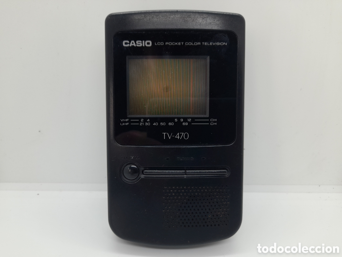Antig&uuml;edades: ANTIGUO TELEVISOR PORT&Aacute;TIL, CASIO TV-470. - Foto 1
