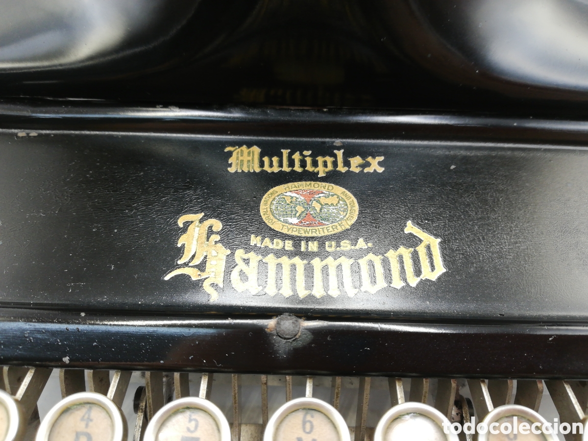 Antig&uuml;edades: M&aacute;quina de Escribir Hammond Folding. - Foto 5