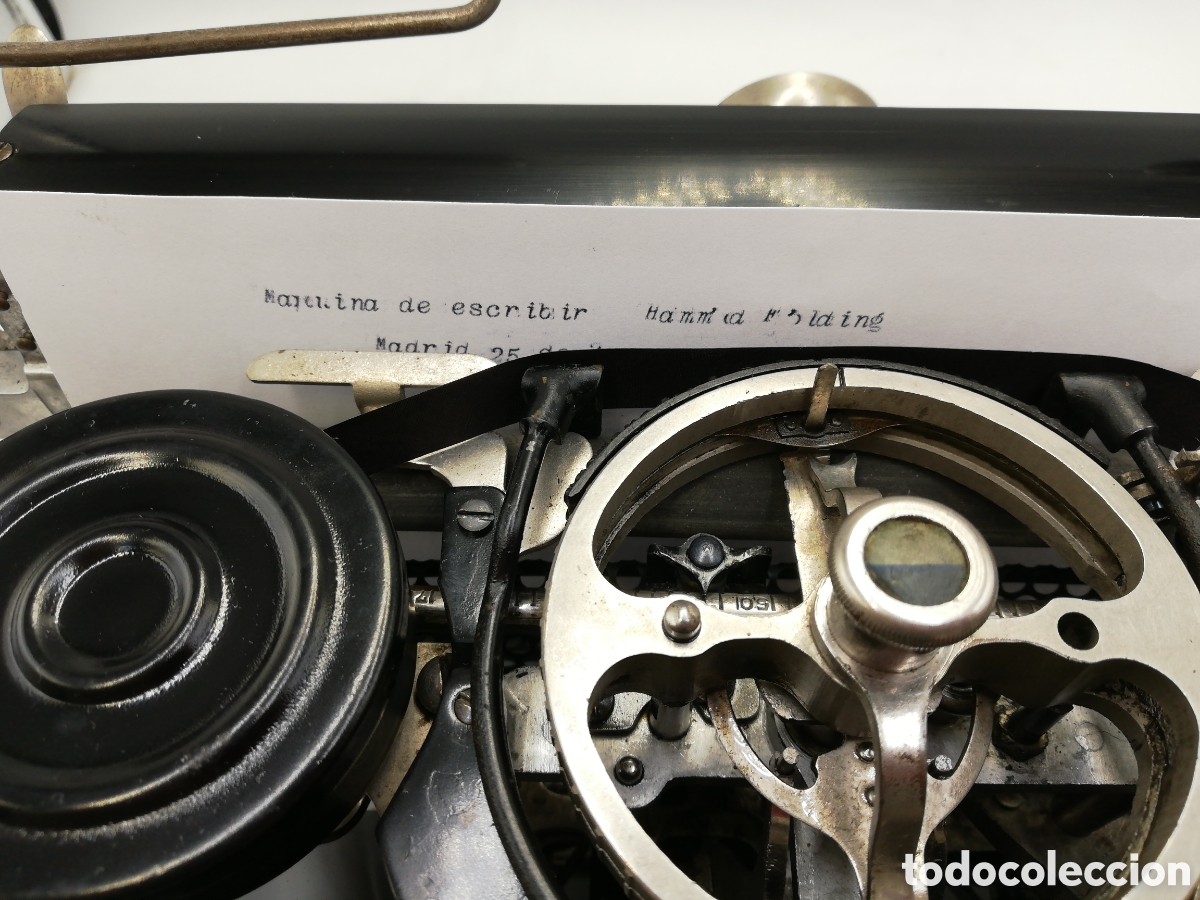 Antig&uuml;edades: M&aacute;quina de Escribir Hammond Folding. - Foto 7