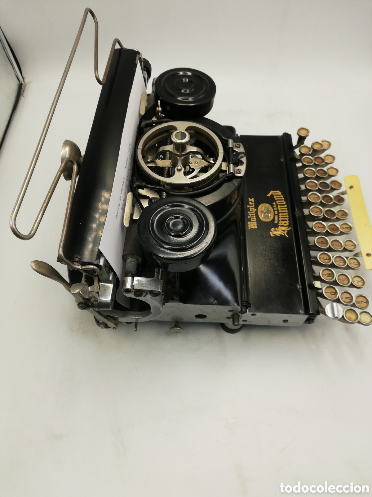 Antig&uuml;edades: M&aacute;quina de Escribir Hammond Folding. - Foto 3