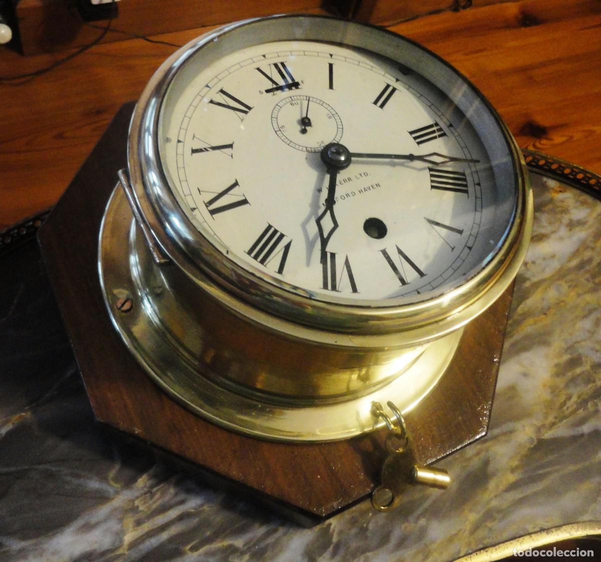 Antig&uuml;edades: RELOJ DE BARCO INGLES ESPECTACULAR - Foto 1