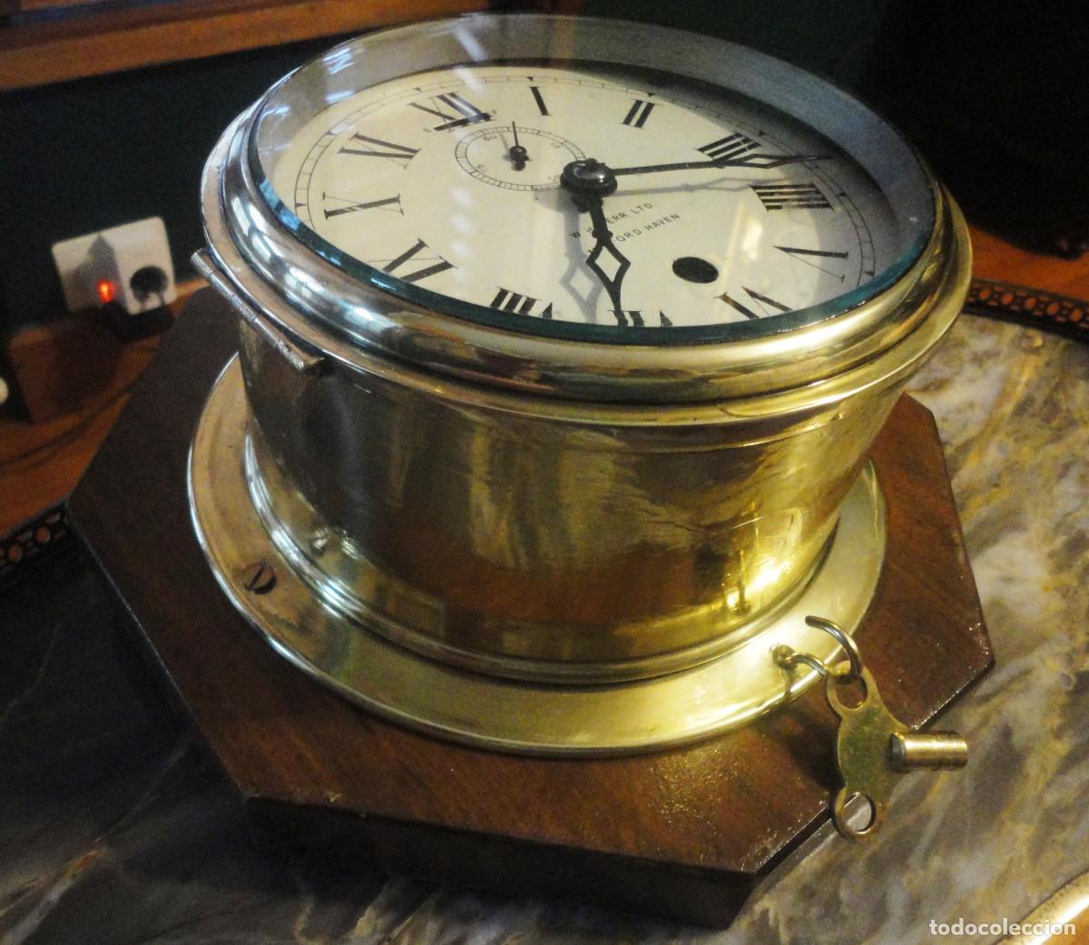 Antig&uuml;edades: RELOJ DE BARCO INGLES ESPECTACULAR - Foto 4