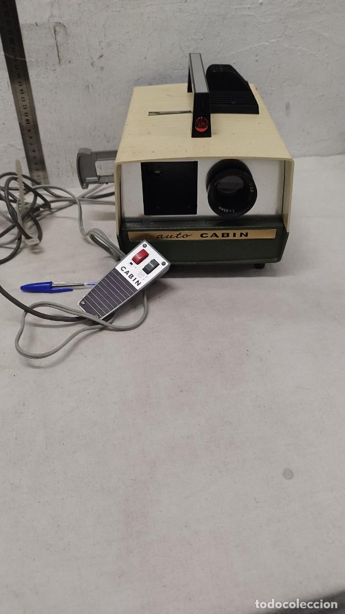Antig&uuml;edades: Antiguo proyector de diapositivas,marca auto cabina. - Foto 1