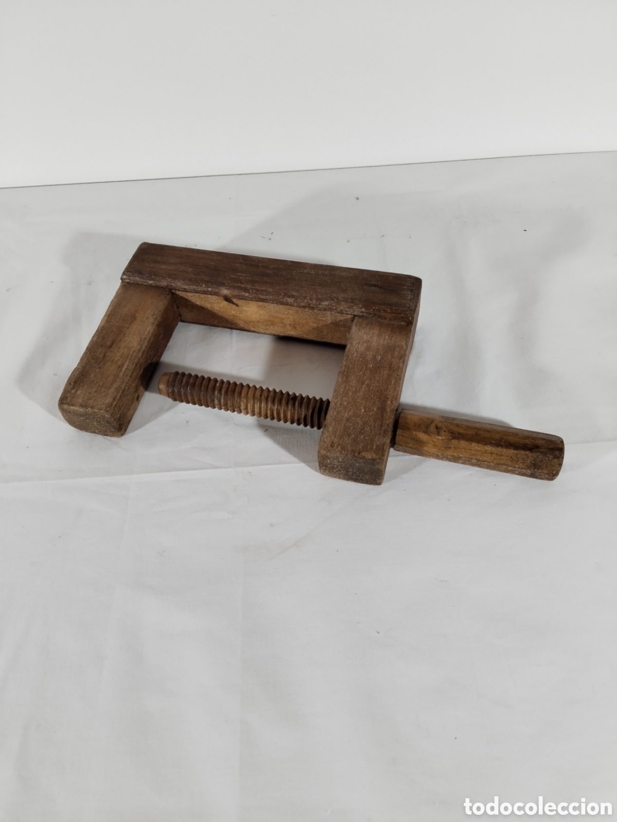 Antig&uuml;edades: Sargento- gato de carpintero de madera - Foto 1