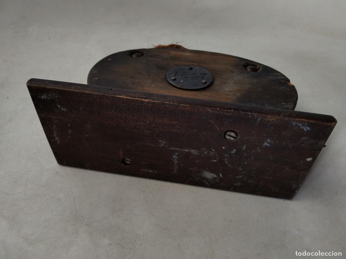 Antig&uuml;edades: polea de barco vintage sobremesa 1827 - Foto 3