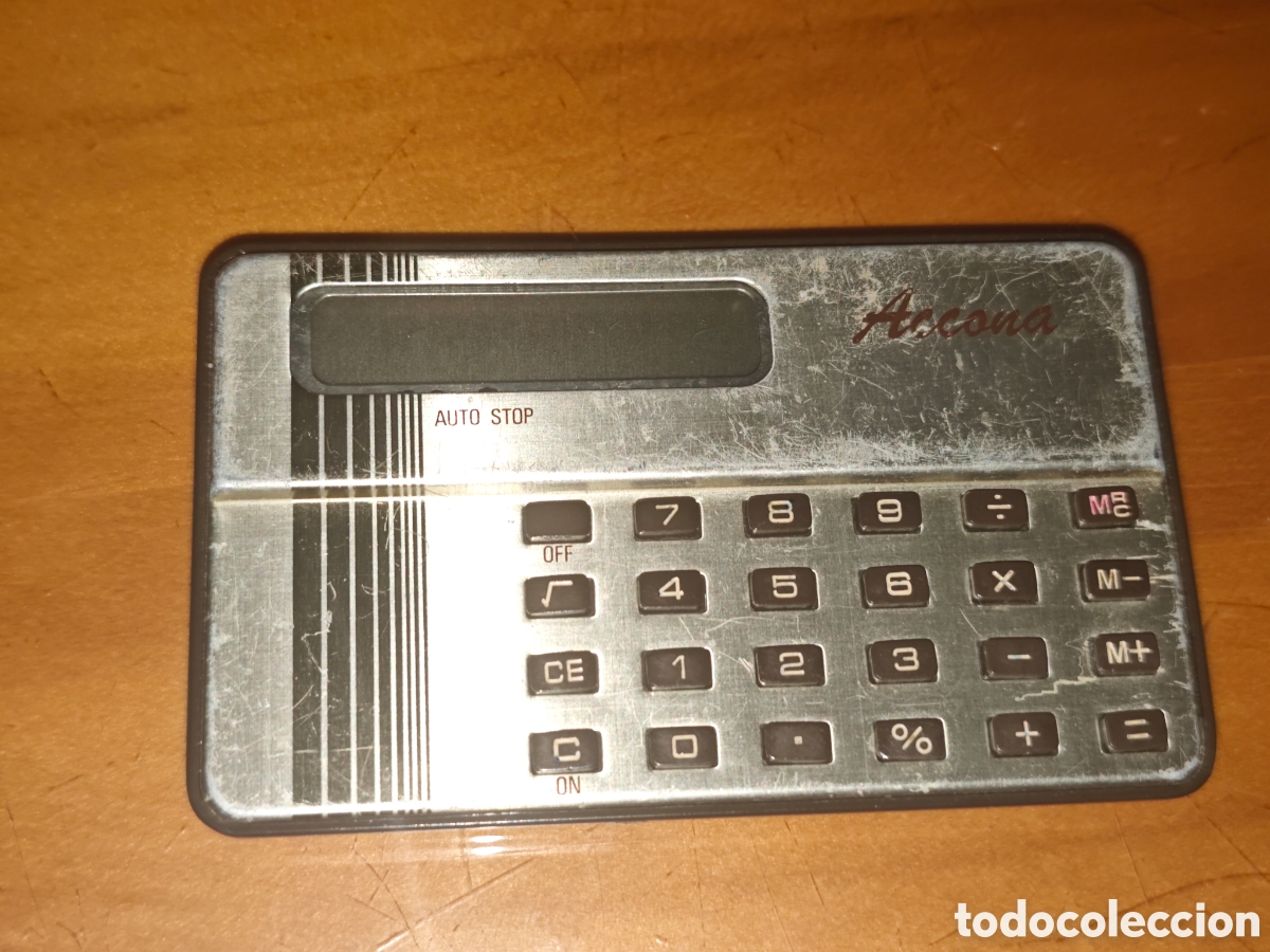 Antig&uuml;edades: Antigua Calculadora Accona. - Foto 2