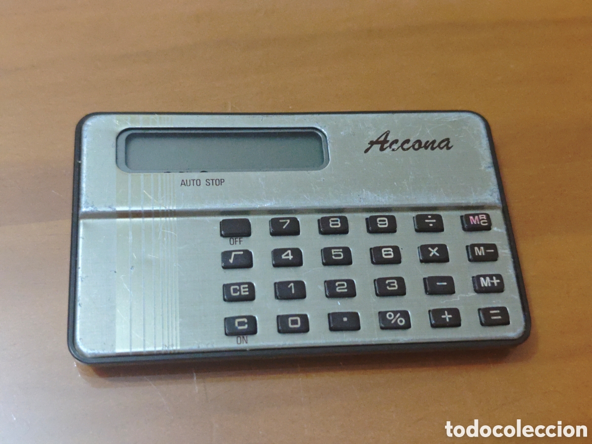 Antig&uuml;edades: Antigua Calculadora Accona. - Foto 1