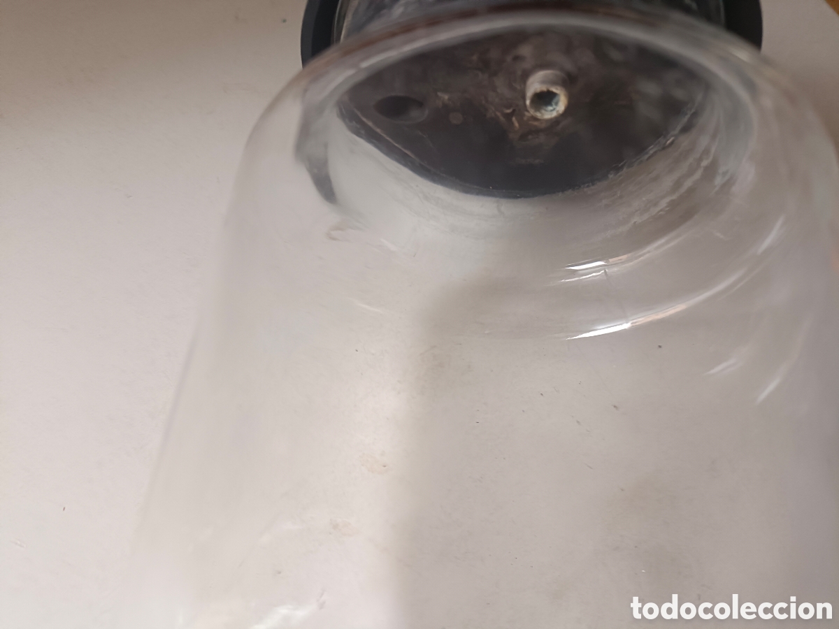 Antig&uuml;edades: Bote medico de cristal con valvula - Foto 4
