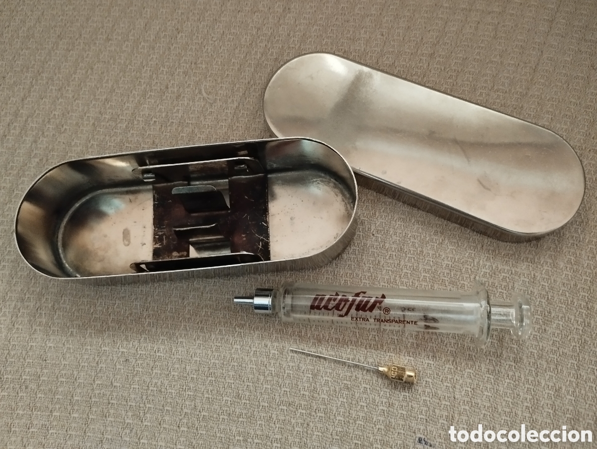 Antig&uuml;edades: JERINGA DE VIDRIO*ACOFAR* - Foto 4