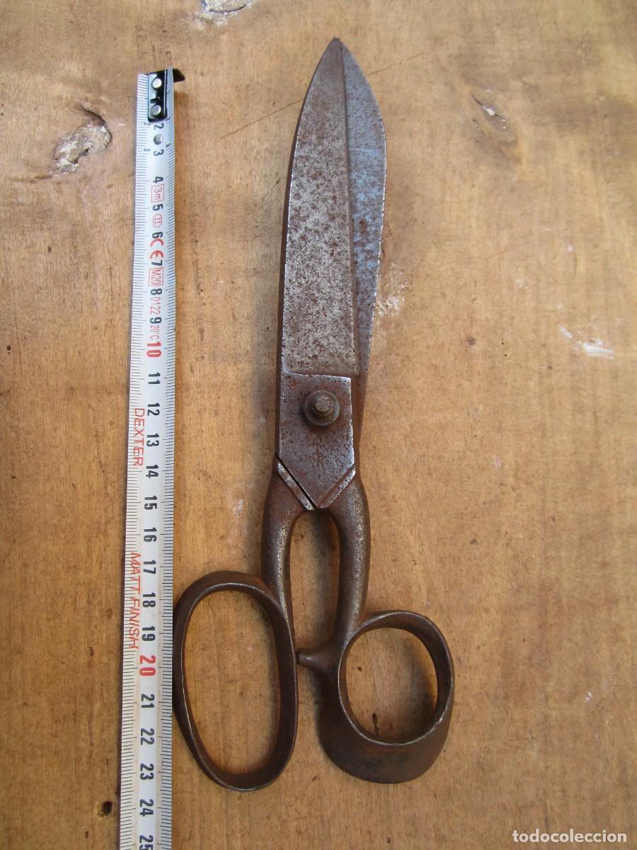 Antig&uuml;edades: Tijeras antiguas de sastre, Marques y C.A. - Foto 7