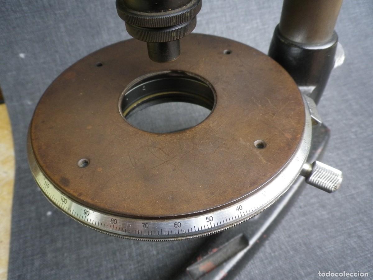 Antig&uuml;edades: Microscopio Carl Zeiss Jena - Foto 10