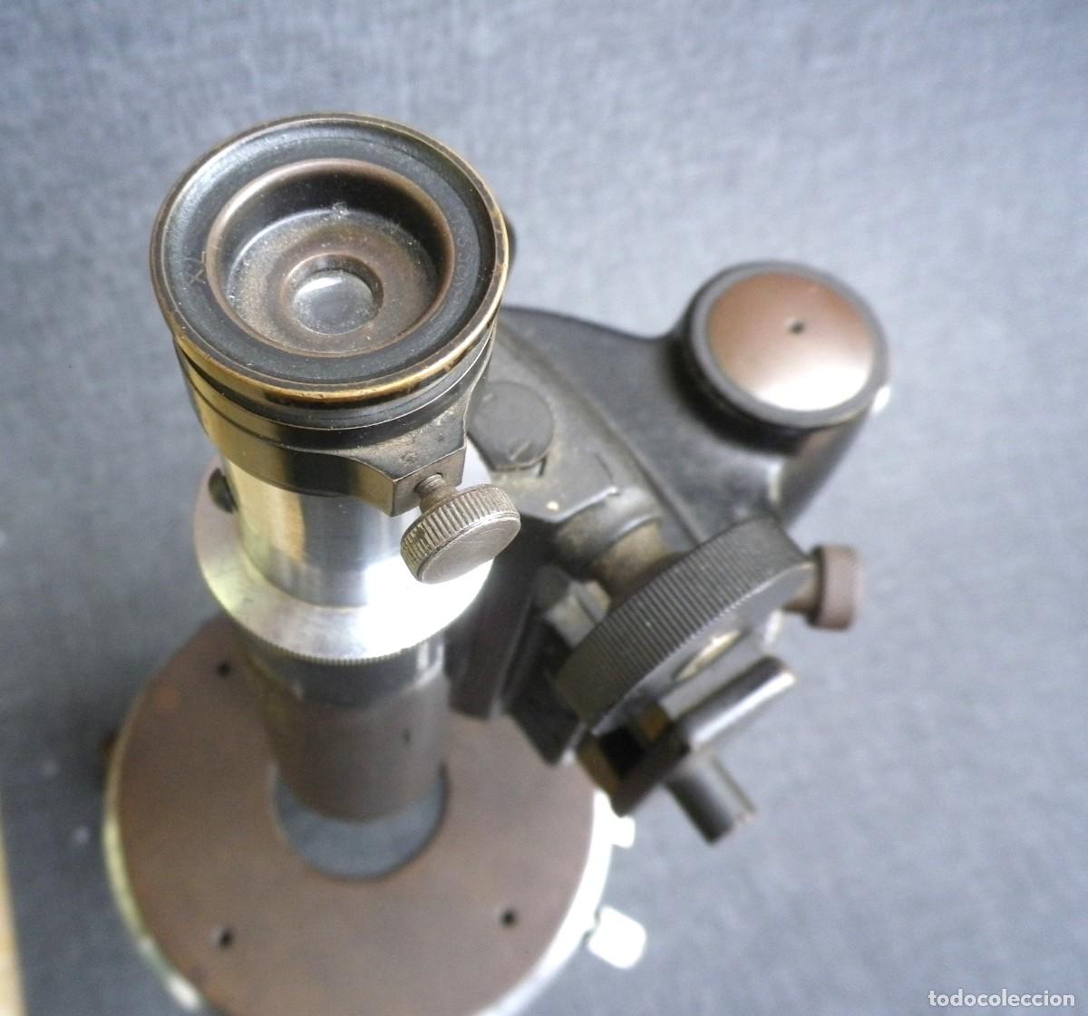 Antig&uuml;edades: Microscopio Carl Zeiss Jena - Foto 11