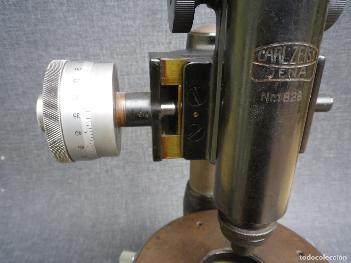 Antig&uuml;edades: Microscopio Carl Zeiss Jena - Foto 13