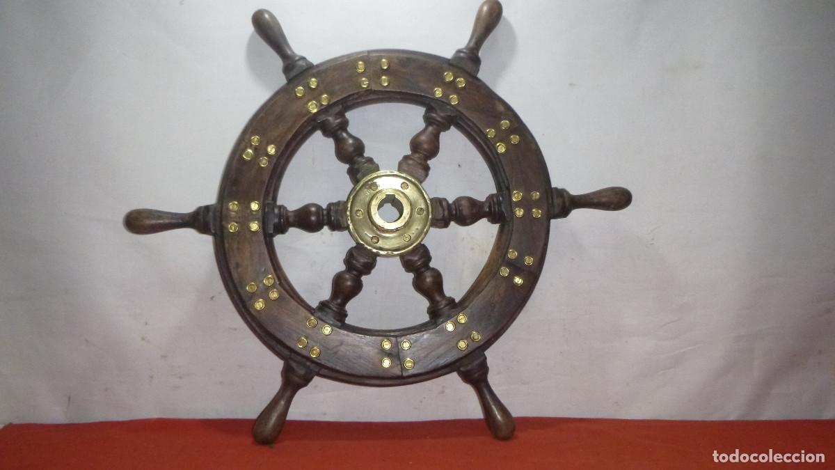 Antig&uuml;edades: ANTIGUO TIMON DE BARCO SIGLO XVIII - Foto 1
