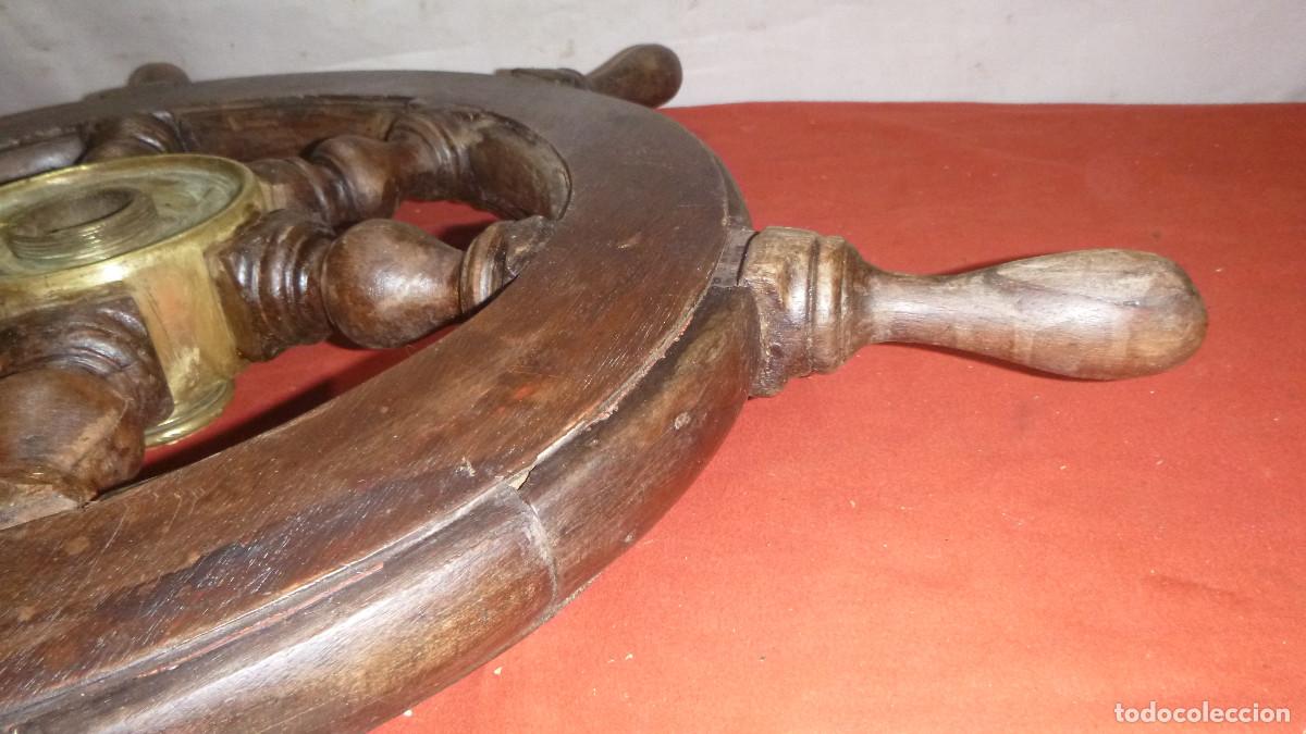 Antig&uuml;edades: ANTIGUO TIMON DE BARCO SIGLO XVIII - Foto 6