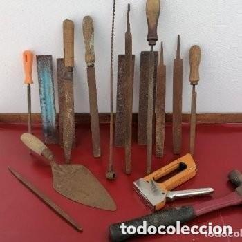 Antig&uuml;edades: Antiguo lote de herramientas de carpinter&iacute;a - Foto 1