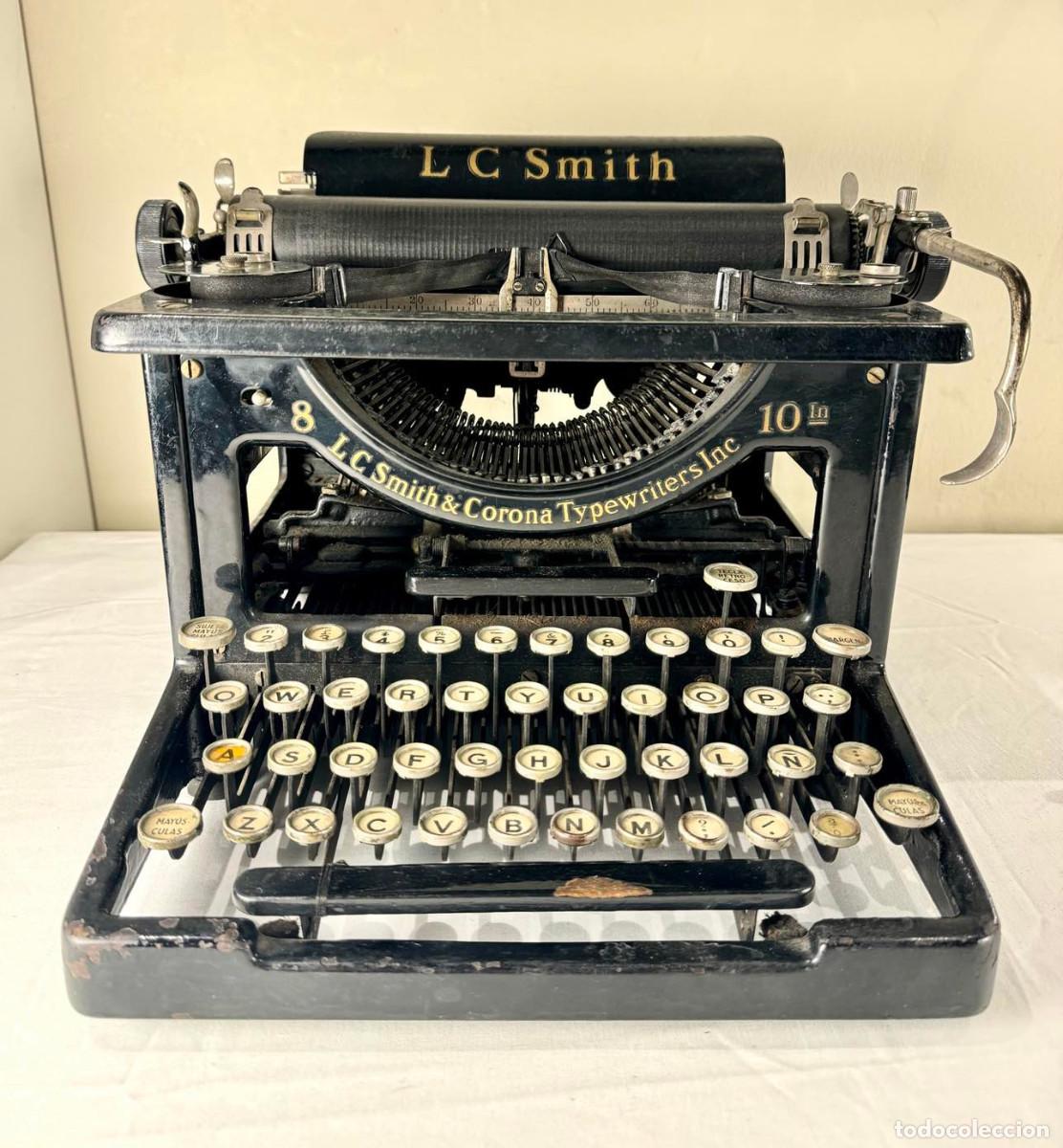 Antig&uuml;edades: LC Smith M&aacute;quina de escribir - Foto 1
