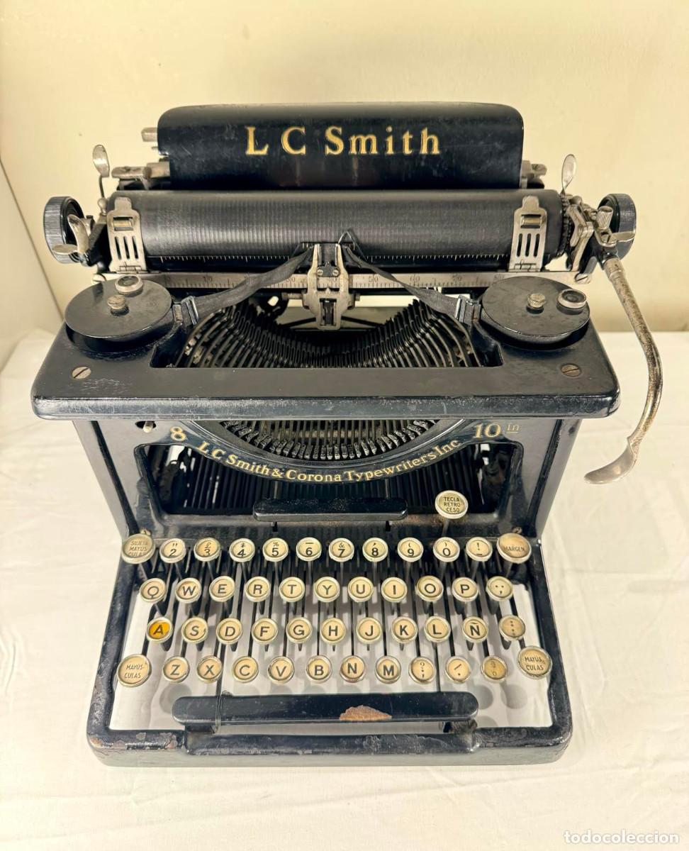 Antig&uuml;edades: LC Smith M&aacute;quina de escribir - Foto 6