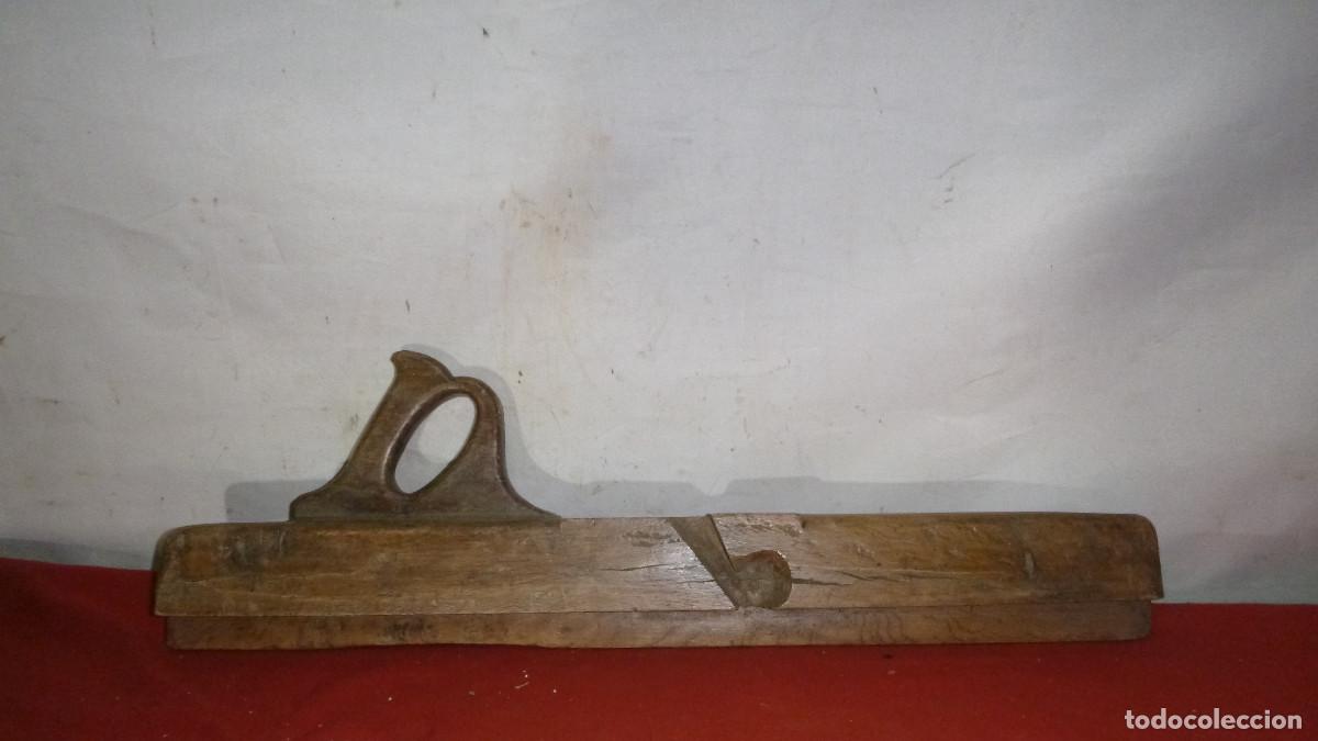 Antig&uuml;edades: HERRAMIENTA GARLOPA DE CARPINTERO - Foto 1