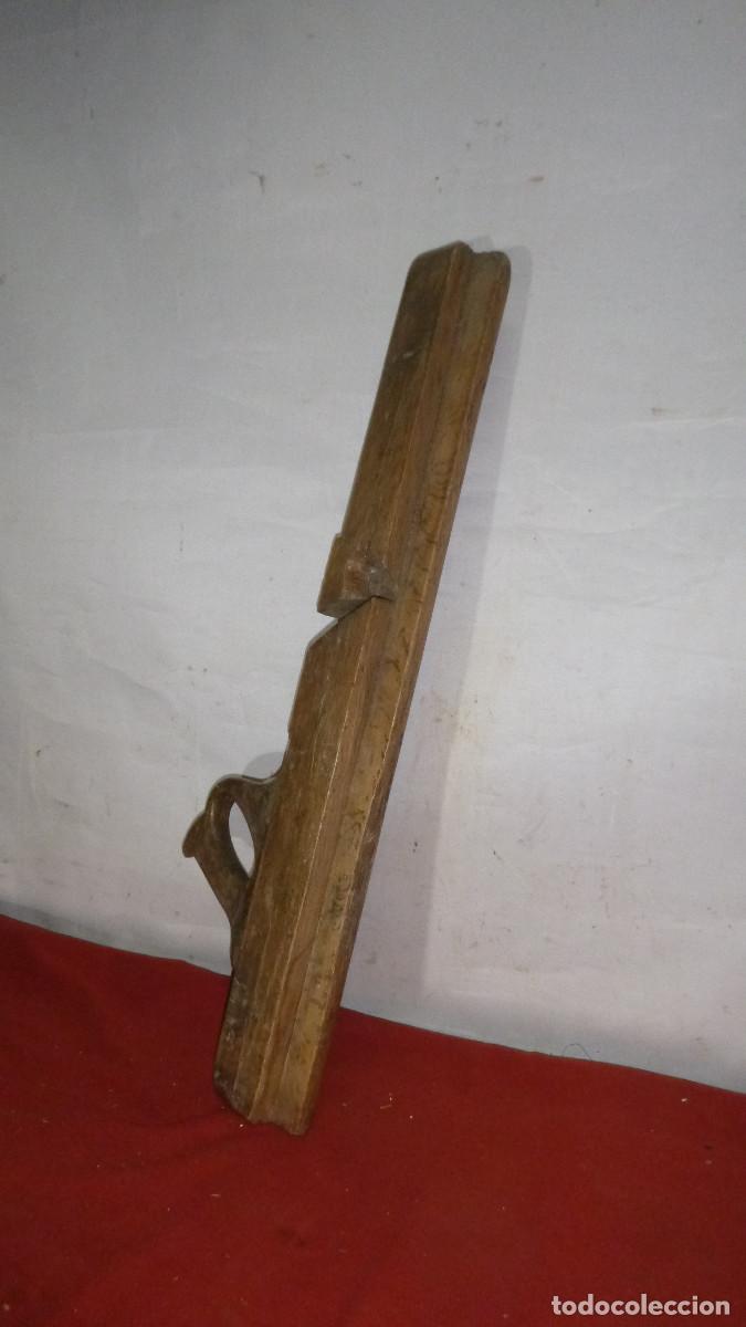 Antig&uuml;edades: HERRAMIENTA GARLOPA DE CARPINTERO - Foto 2